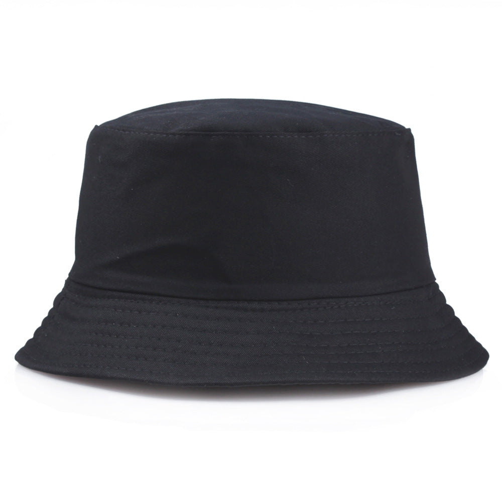 Wholesale Pure Cotton Solid Color Embroidered Logo Bucket Hat